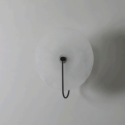 Floroux Elegant Wall Light | Minimalist Design | LED Wall Sconce | Noble Appearance of Alabaster
