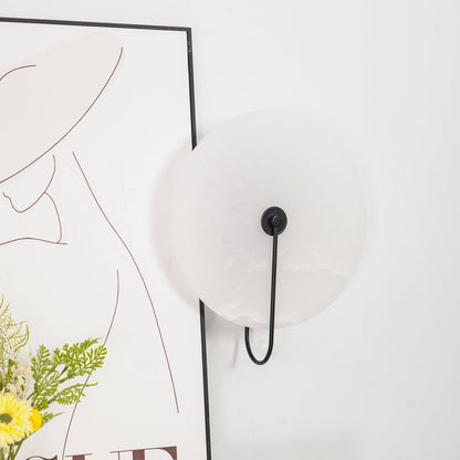 Floroux Elegant Wall Light | Minimalist Design | LED Wall Sconce | Noble Appearance of Alabaster