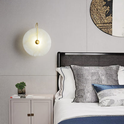 Floroux Elegant Wall Light | Minimalist Design | LED Wall Sconce | Noble Appearance of Alabaster