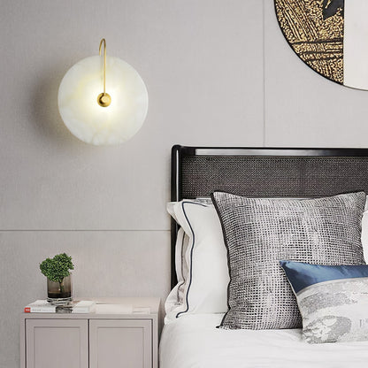 Floroux Elegant Wall Light | Minimalist Design | LED Wall Sconce | Noble Appearance of Alabaster
