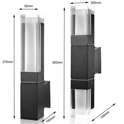 Floroux - Applique murale LED minimaliste en aluminium acrylique