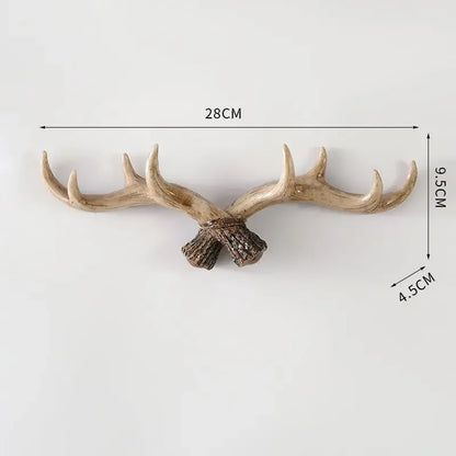 Antler garde-robe - Rural - Garde-robe atmosphérique - Bois de cerf - Couloir