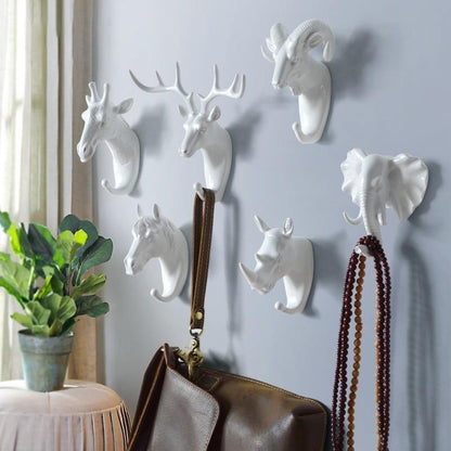 Floroux Animal Wall Hooks | Decorative Coat Hooks | Sturdy Wall Hooks for the Home | Elegant Storage