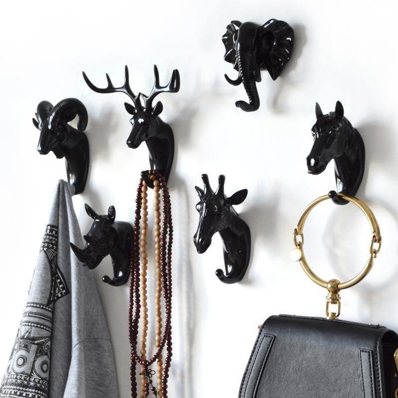 Floroux Animal Wall Hooks | Decorative Coat Hooks | Sturdy Wall Hooks for the Home | Elegant Storage
