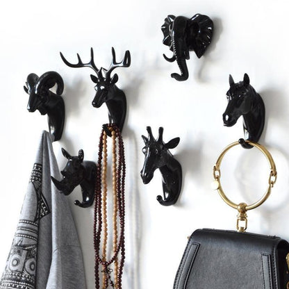Floroux Animal Wall Hooks | Decorative Coat Hooks | Sturdy Wall Hooks for the Home | Elegant Storage
