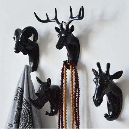Floroux Animal Wall Hooks | Decorative Coat Hooks | Sturdy Wall Hooks for the Home | Elegant Storage