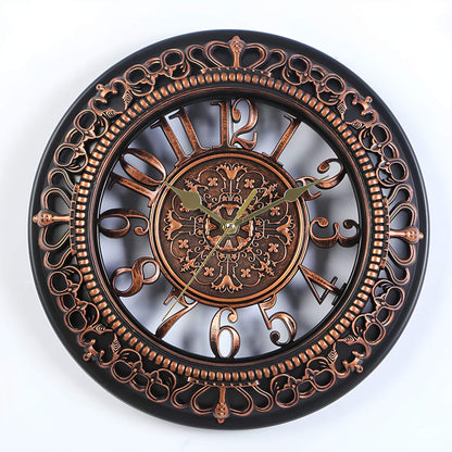 Horloge Murale Floroux Élégance - Design Classique avec Détails Charmants