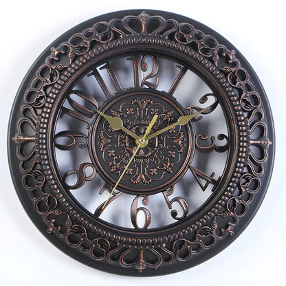 Horloge Murale Floroux Élégance - Design Classique avec Détails Charmants