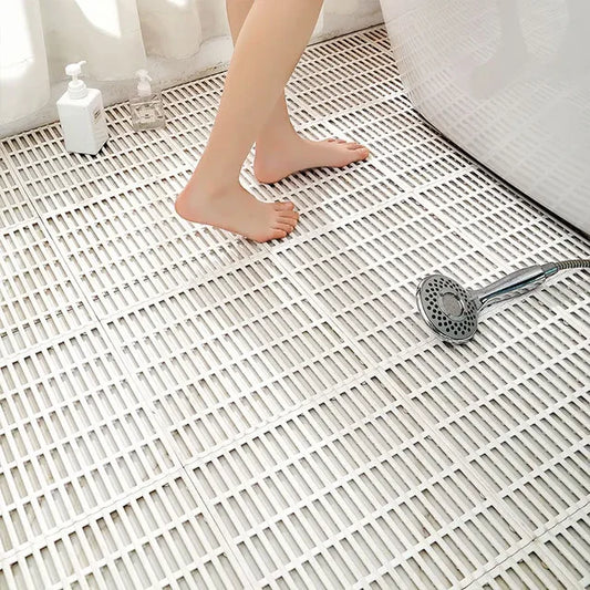 Floroux - Tapis de bain anti-dérapant imperméable