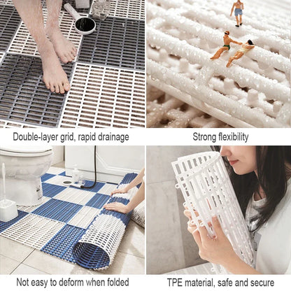 Floroux - Tapis de bain anti-dérapant imperméable