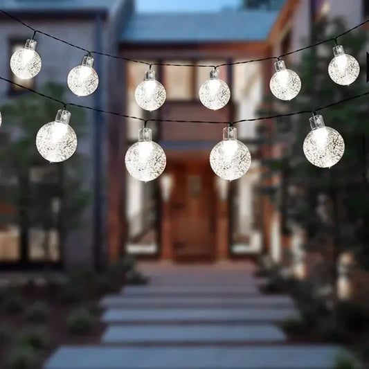 TwinkleGlow - Luminaire de lumière solaire envoûtante pour l'extérieur
