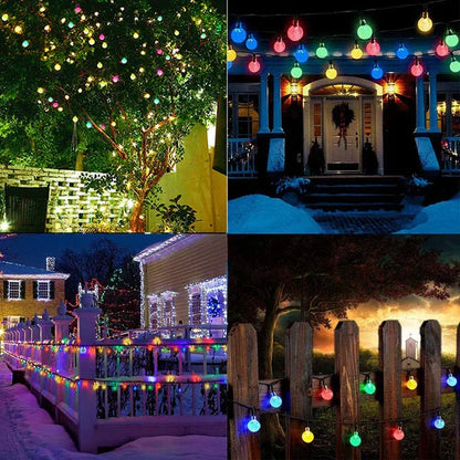 TwinkleGlow - Luminaire de lumière solaire envoûtante pour l'extérieur