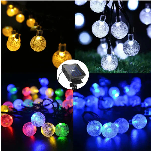 TwinkleGlow - Luminaire de lumière solaire envoûtante pour l'extérieur