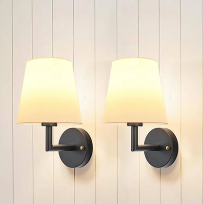 Floroux Applique en tissu - Éclairage rechargeable et design élégant pour intérieurs