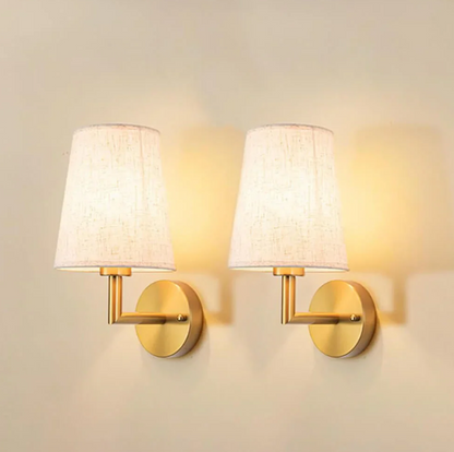 Floroux Applique en tissu - Éclairage rechargeable et design élégant pour intérieurs