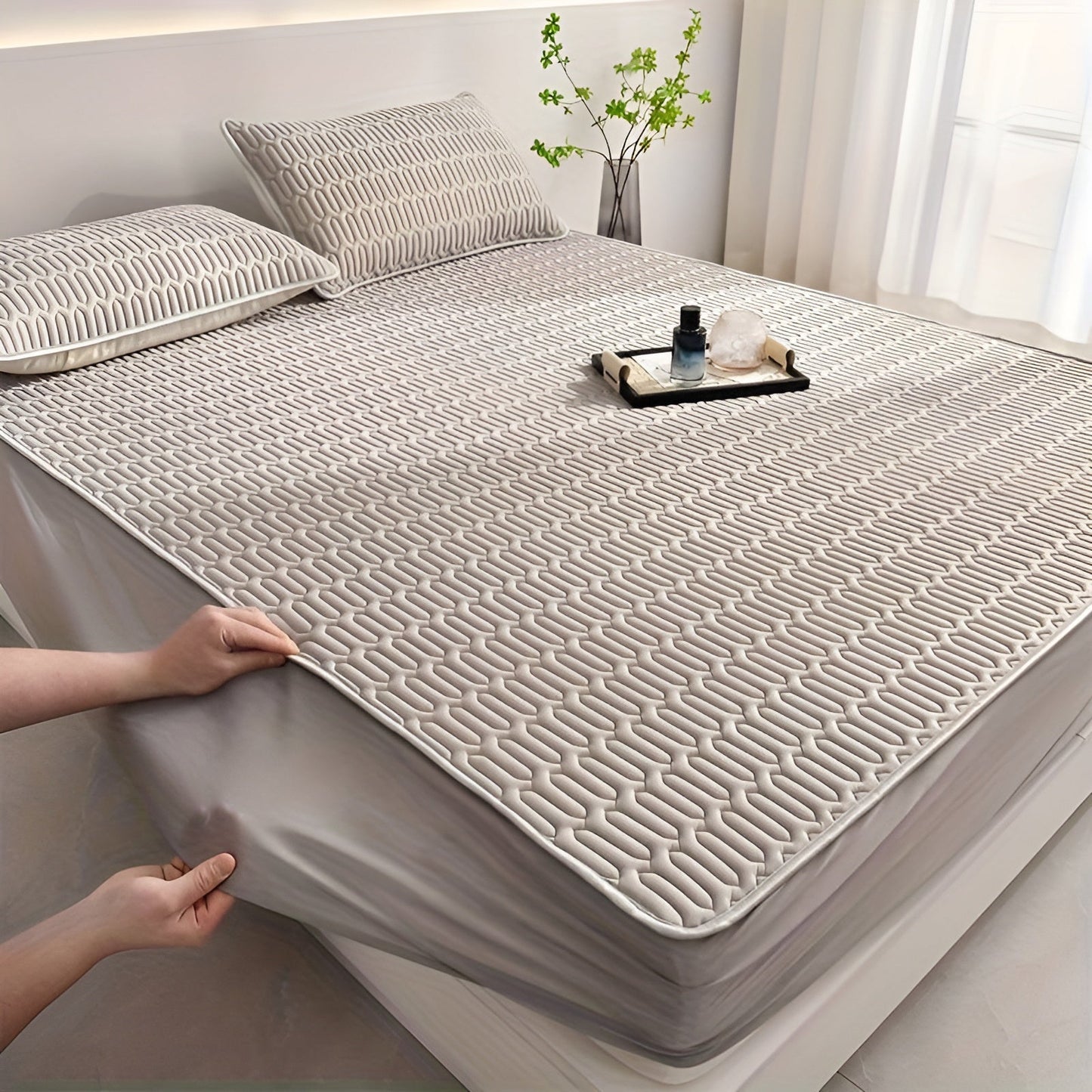 ChillDreams Set – Matelas en latex rafraîchissant de luxe et coussins
