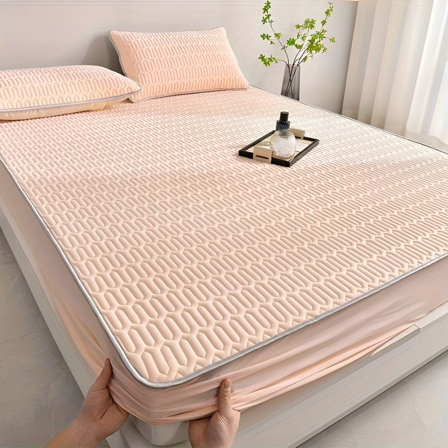 ChillDreams Set – Matelas en latex rafraîchissant de luxe et coussins