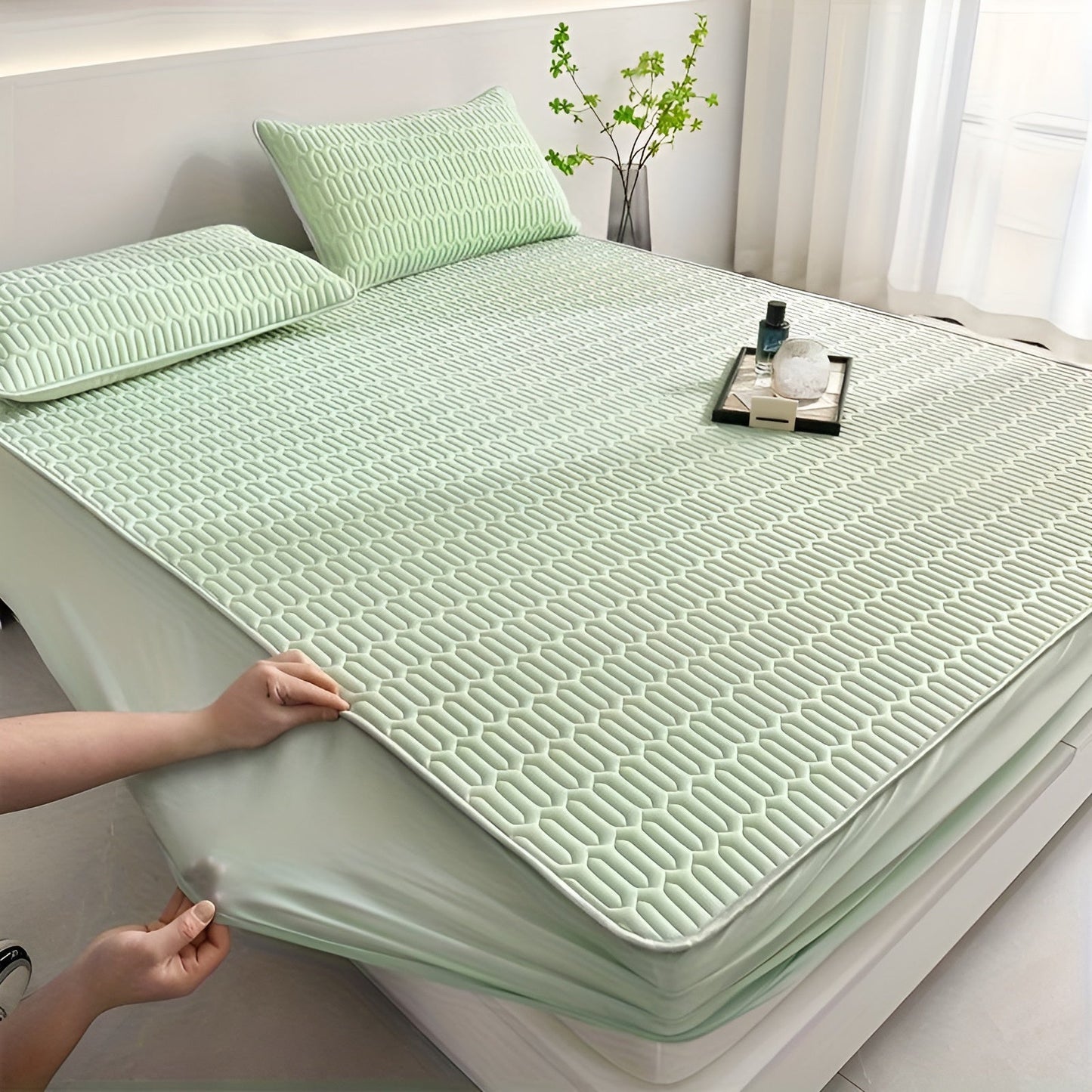 ChillDreams Set – Matelas en latex rafraîchissant de luxe et coussins