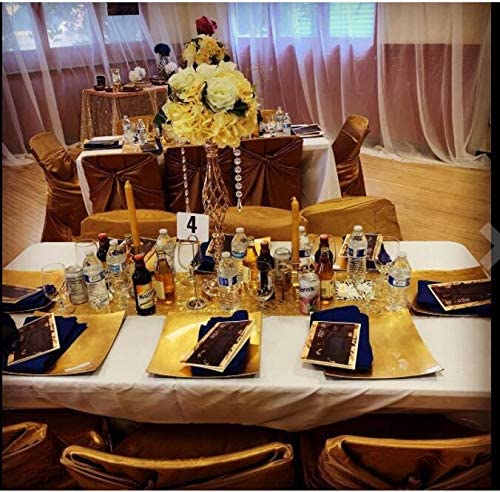 Ensemble de vases en métal doré de 2 pièces élégantes