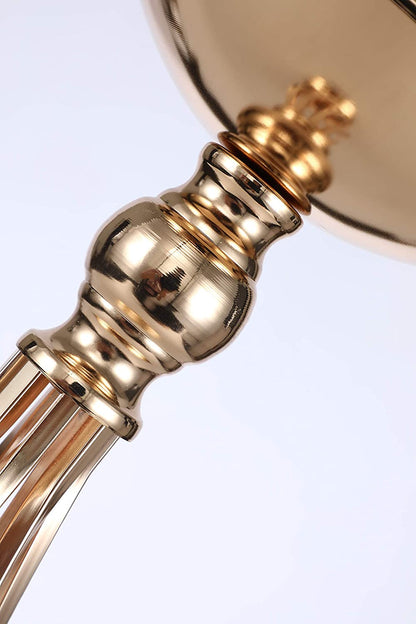 Ensemble de vases en métal doré de 2 pièces élégantes