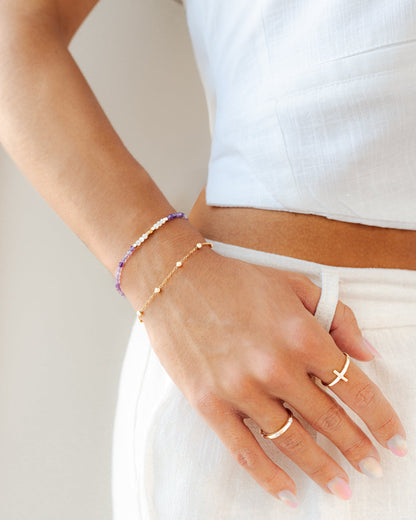 Chic Amélie Bague à Détails Croisés