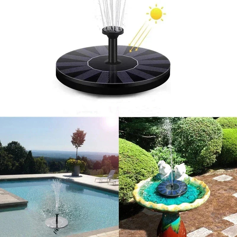Flowbee – Fontaine solaire élégante pour les oiseaux de jardin