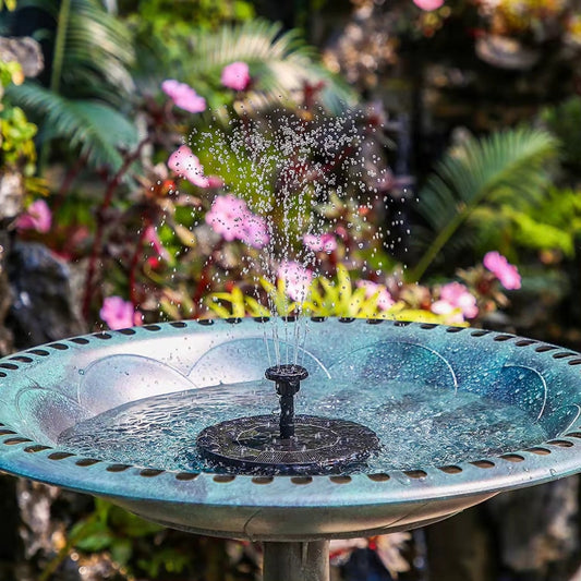 Flowbee – Fontaine solaire élégante pour les oiseaux de jardin