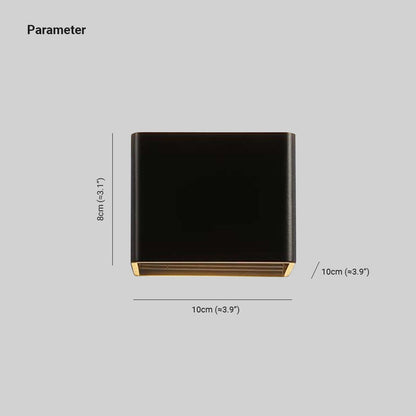 LuminaSquare - Applique murale carrée moderne