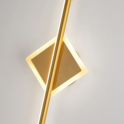 Floroux Lumière murale LED moderne ronde/carrée