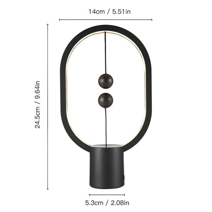 Lampe LED BalanceGlow Élégante – Ambiance Raffinée & Charge USB