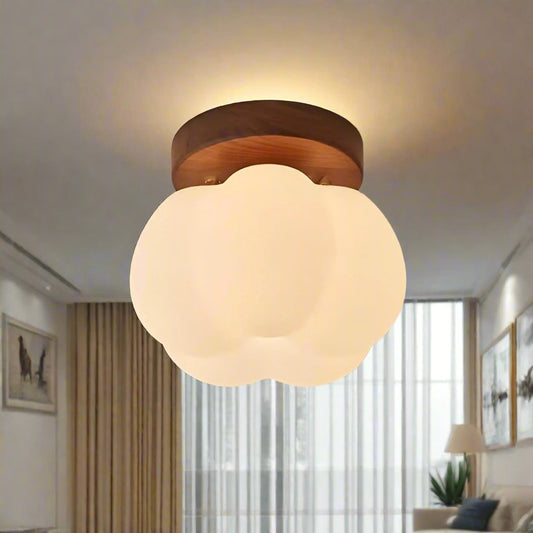 Floroux Flush Ceiling Light | LED Ceiling Lamp | Modern Design | Mood Light for Living Room & Bedroom