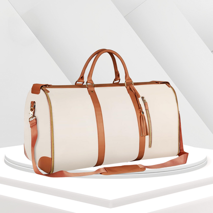 Floroux Sac de voyage pliable | Léger, spacieux et polyvalent | Parfait pour les voyages et le quotidien | Disponible en noir, beige et rose