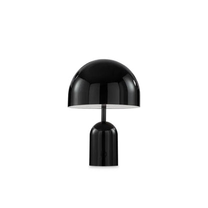 Lampe de table portable en finition chrome