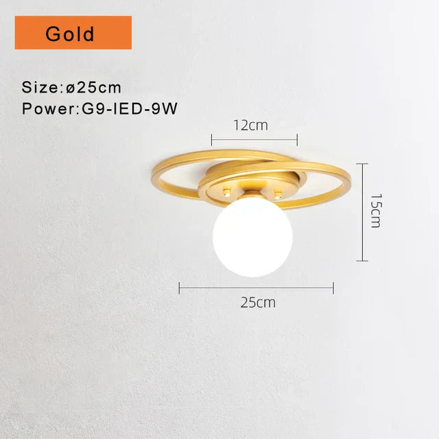 Floroux - Lampe à boule en verre