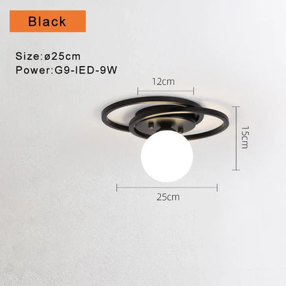 Floroux - Lampe à boule en verre