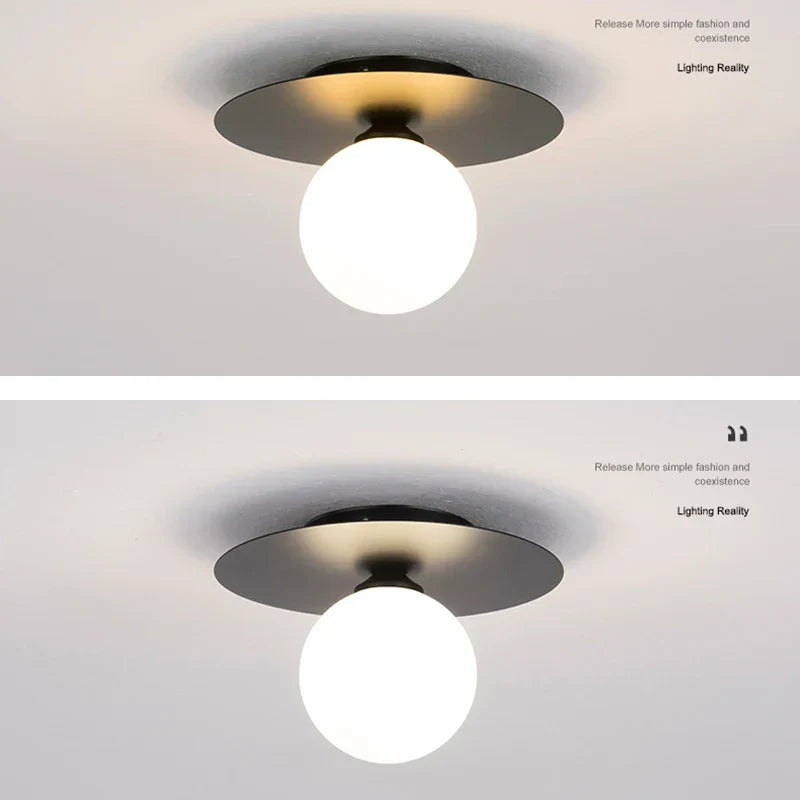 Floroux - Lampe à boule en verre