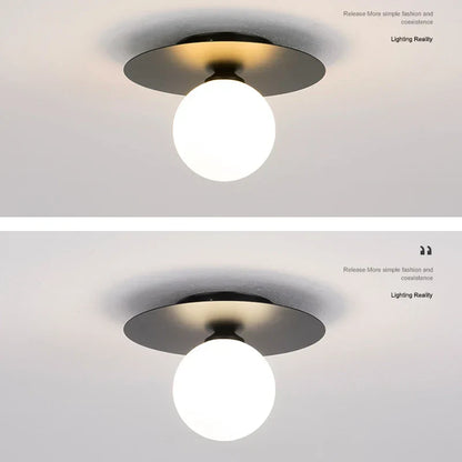 Floroux - Lampe à boule en verre