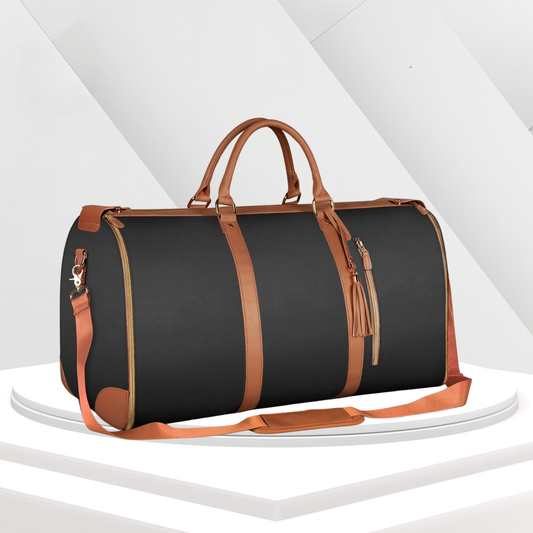 Floroux Sac de voyage pliable | Léger, spacieux et polyvalent | Parfait pour les voyages et le quotidien | Disponible en noir, beige et rose