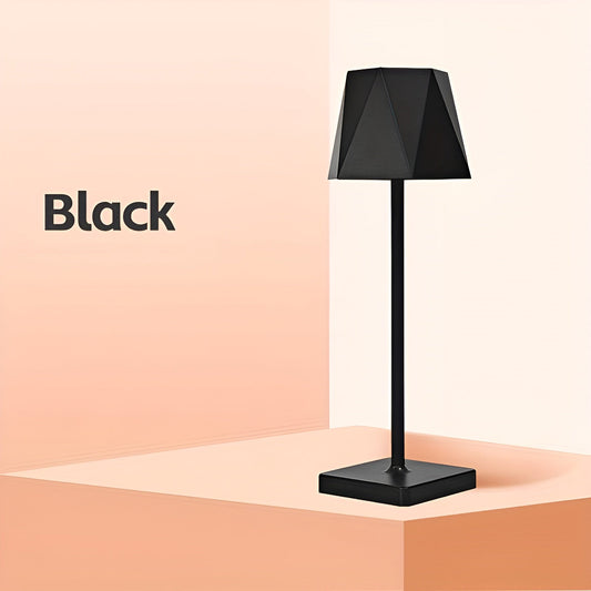 Lampe de table rétro élégante à LED - Sans fil et rechargeable