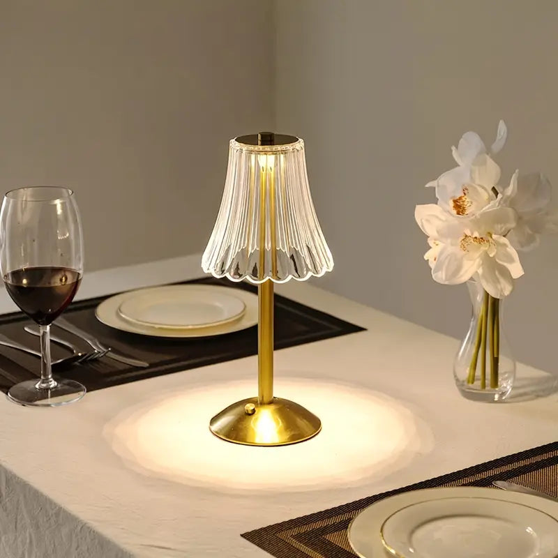 BrillianceBeam | Lampe de table en cristal moderne