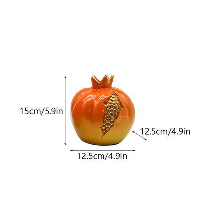 Floroux - Vase en résine de grenade