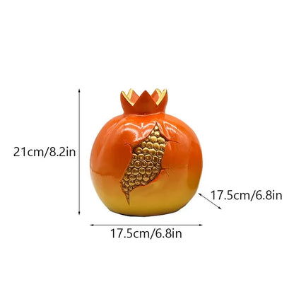 Floroux - Vase en résine de grenade