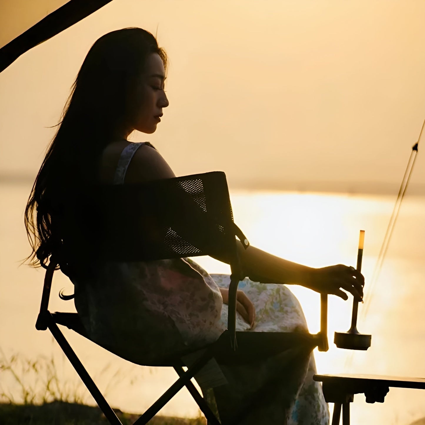 Lampe de table LED élégante pour intérieur et extérieur – Durable et économe en énergie