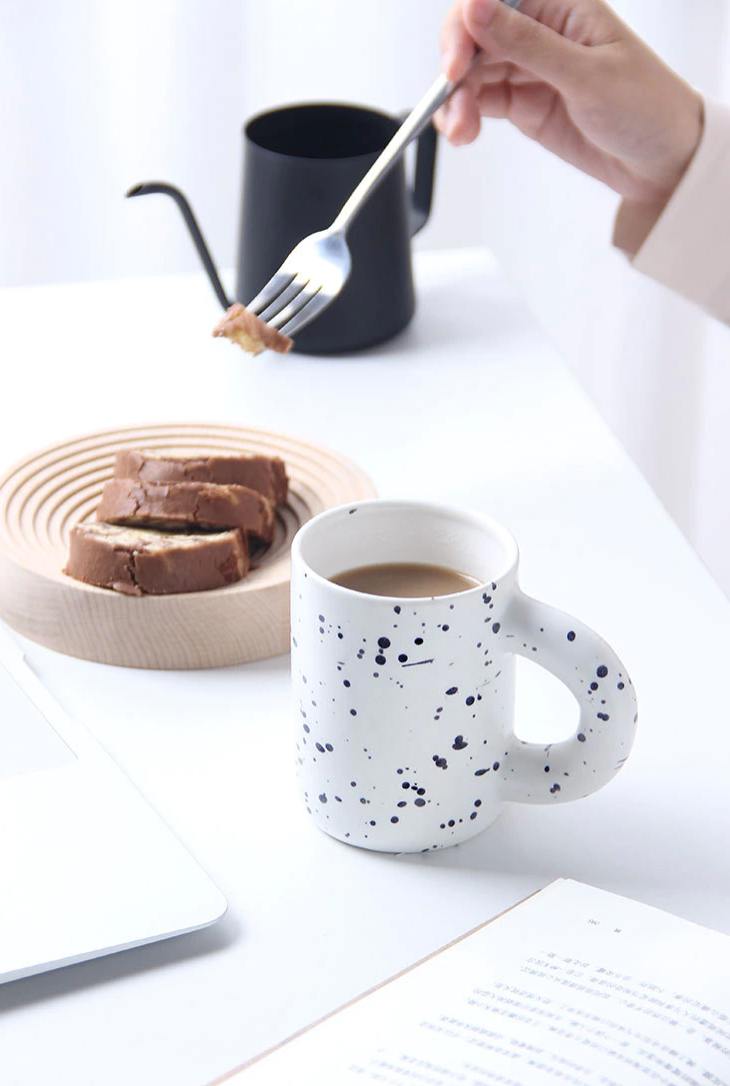 Athenea Cup – Tasse en Porcelaine de Luxe avec Design Géométrique