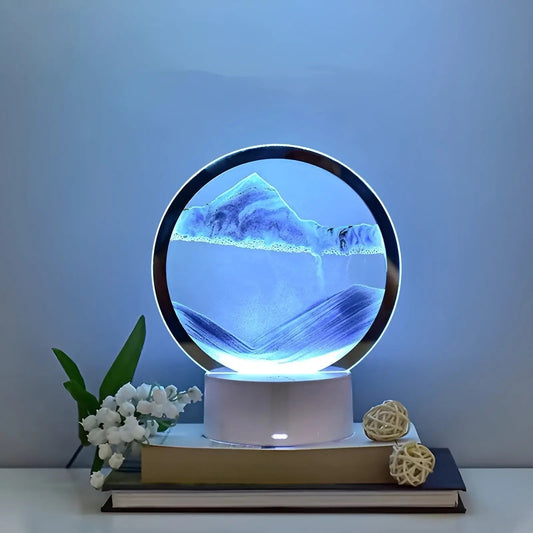 Lampe à sable – Sandify – veilleuse LED – ambiance chaleureuse