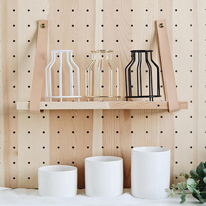 Fer-Ceramic Floroux Vase Design | Modern Grid Pattern | Elegant Decoration | For Living Room & Office