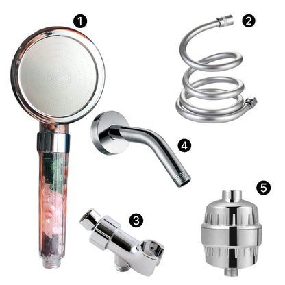 HydroTherm - Tête de Douche Thérapeutique avec Filtration Minérale