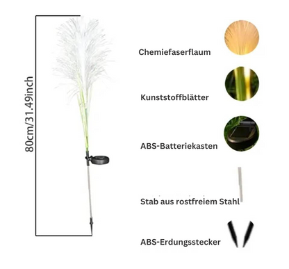 Floroux Lampe Reed d'extérieur (Solaire)