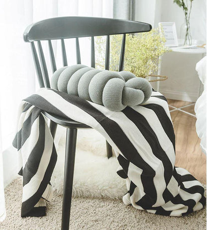 Floroux Coussin Cocoon Twist | Design de Nœud Doux | Coussin Décoratif & Confort pour Salon & Chambre