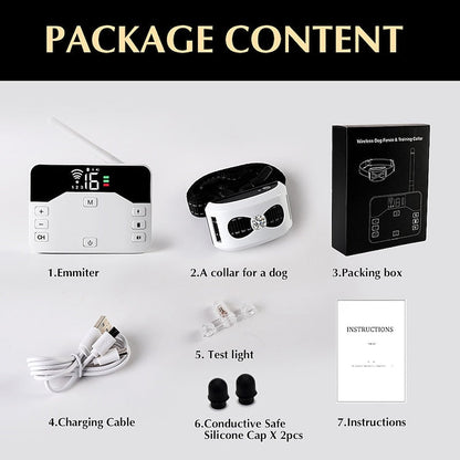 Floroux Collier sans fil & Collier de dressage 2-en-1 - Sécurité et entraînement pour votre chien
